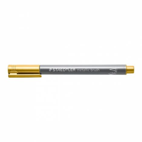 Pisak pędzelkowy Staedtler Metallic Brush 1-6mm, Złoty - 2